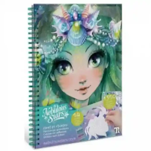 Carnet 11129 Nebulous Stars creativeBookPaint-by-Stickers