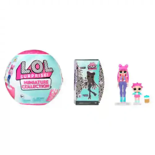 590606 Set cu 2 mini papusi L.O.L. Surprise! seria Miniature Collection +