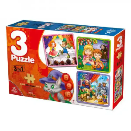 3 Puzzle  Fairy Tales 76540 Basme
