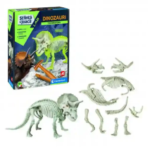 Joc Descopera Dinozaurul Triceratops 1026-50740 (RO)