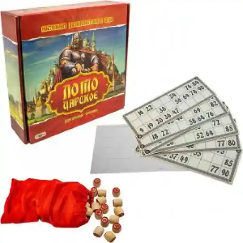 JOC ЛОТО Царское 342 с деревянными бочонками (рус)