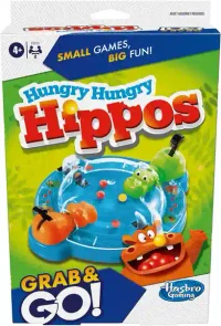 Joc de masa Hungry Hungry Hippos Travel game Grab&Go F8255BAL