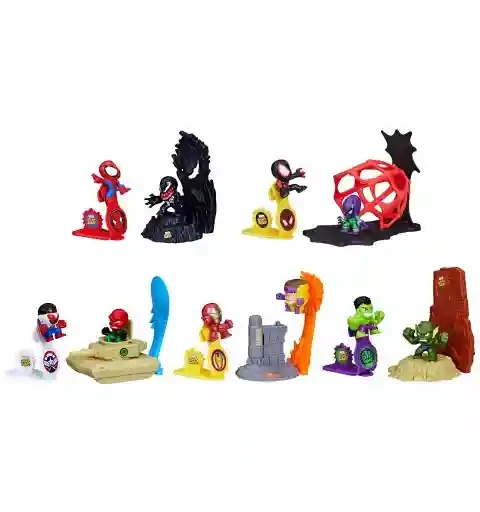 F6895 Set minifigurine Marvel cu lansator STUNT SQUAD AST F7068 2