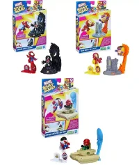 F6895 Set minifigurine Marvel cu lansator STUNT SQUAD AST F7068