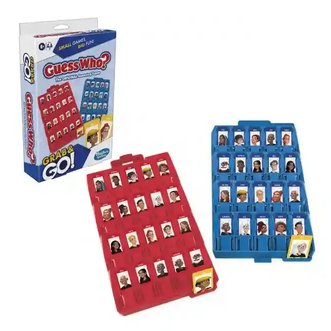 Joc de masa HAS Guess Who Travel game Grab&Go F8257BAL 2