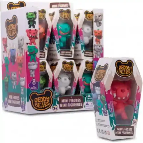 Deddy Bears Mini Figs, 7,5 cm, ast JTDB8004