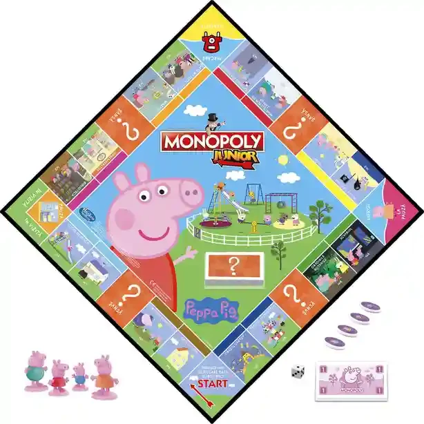 Joc MONOPOLY JUNIOR PEPPA PIG (RO) F1656 3
