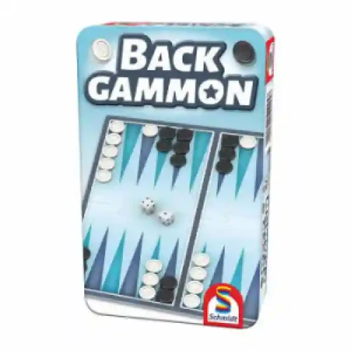 Joc Table cutie metalica - M-BACKGAMMON LIN4457