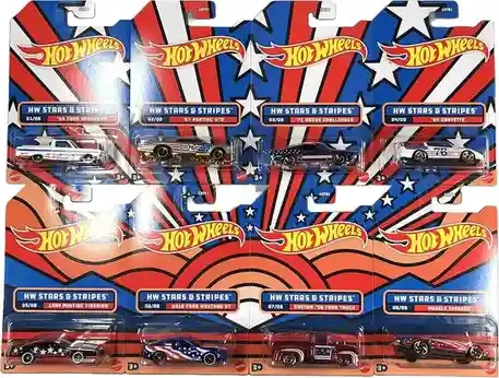 GRT01 Hot Wheels Stars and Stripes 1:64 as. 2