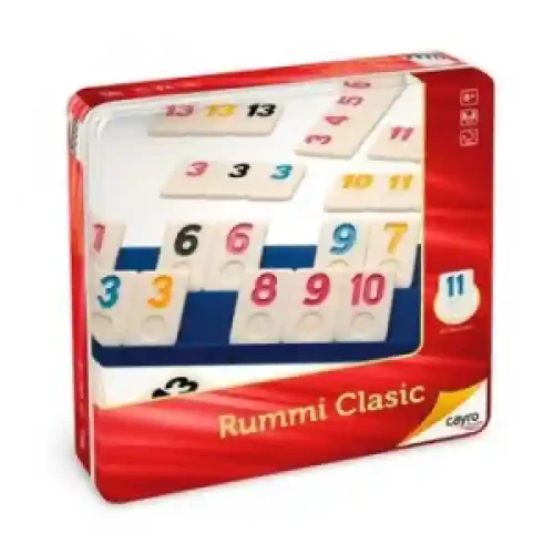 Joc Rummy Clasic Cayro, cutie metalica CYR7539