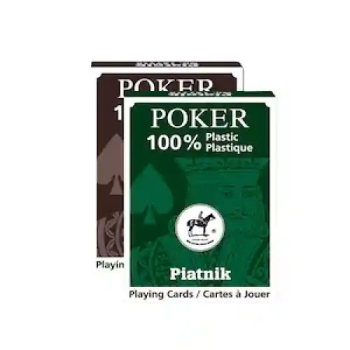 Carti de joc Poker 100% plastic PTNK6214 Piatnik