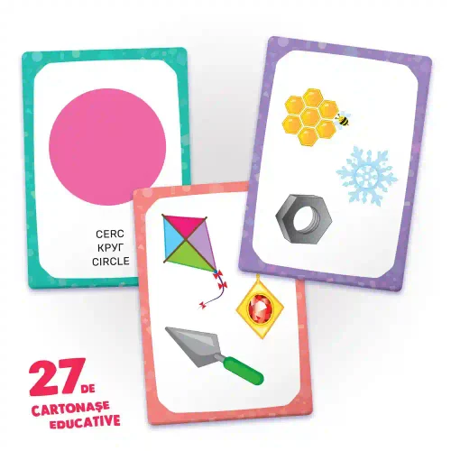 27 de cartonase. Figuri si corpuri geometrice