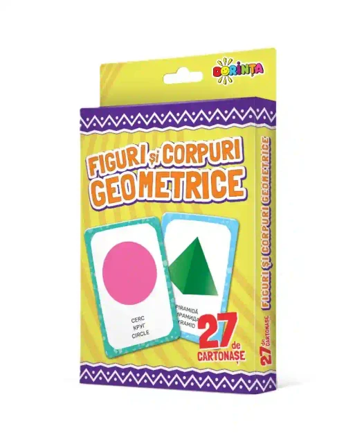 27 de cartonase. Figuri si corpuri geometrice