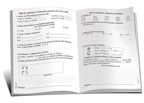 Tema la Matematica cl.4