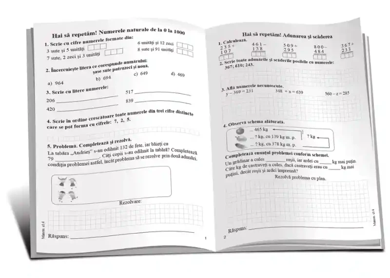 Tema la Matematica cl.4 2