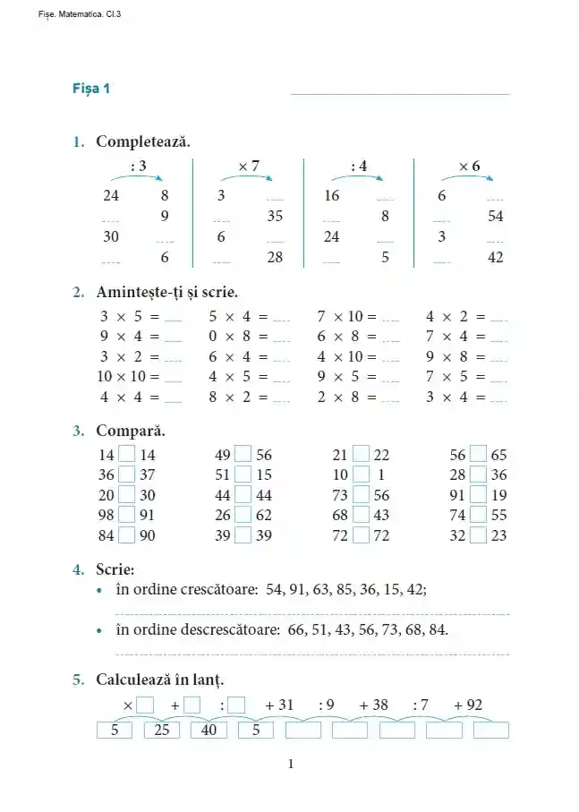 Exceleaza la matematica : clasa 3 2