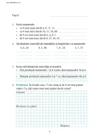 Exceleaza la matematica : clasa 3 3