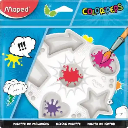 Paleta MAPED 6 sectii plastic_811410