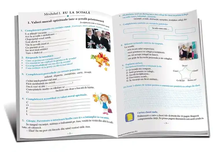 Educatia moral-spirituala: clasa 3-a 2