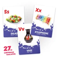 27 de cartonase. English letters 3