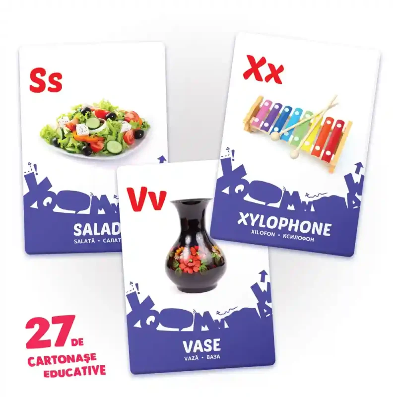 27 de cartonase. English letters 3