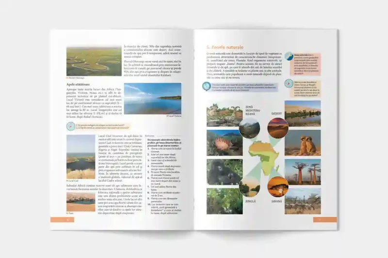 Geografia continentelor si oceanelor. Manual pentru clasa a 6-a 3