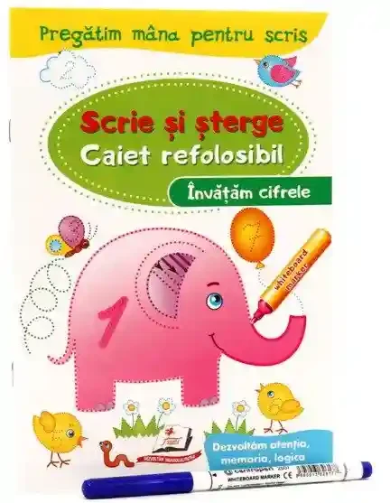 Scrie si sterge Invatam cifrele