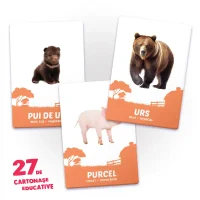 27 de cartonase. Animale si puii lor 3