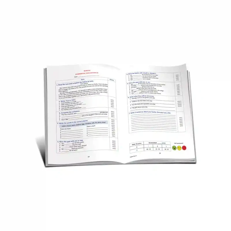 Enghlish tests Level A1 (cl.4) 3