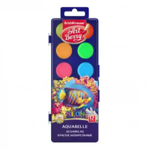 41727 Acuarela ArtBerry® Neon with UV Protection 12 colors (7)