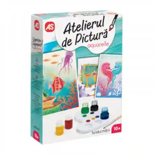 1038-11024 Agerino Atelier de pictura Aquarelle: Fundul Marii