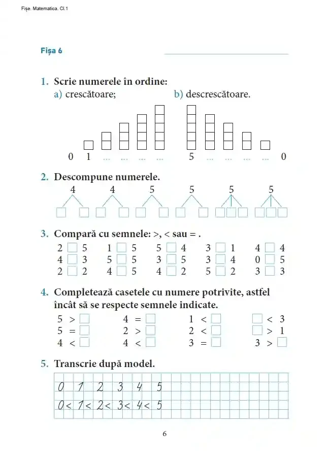 Exceleaza la matematica : clasa 1 2