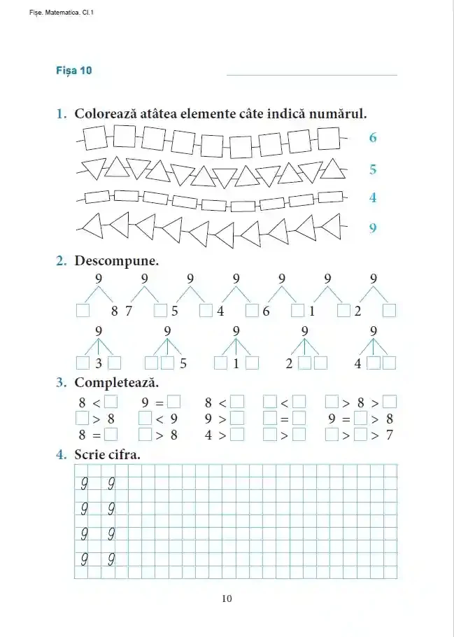 Exceleaza la matematica : clasa 1 3