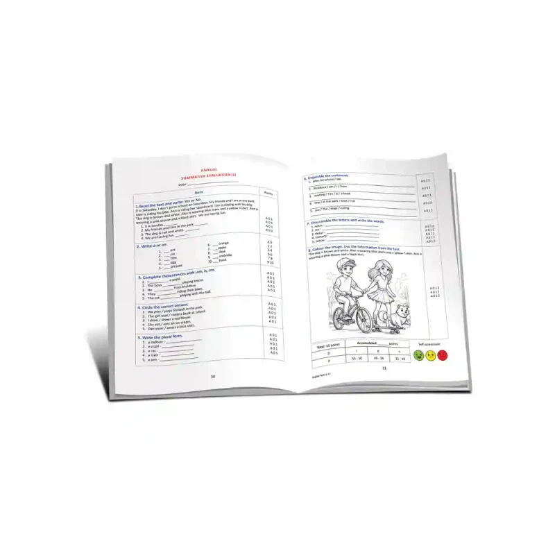 Enghlish tests Level A1.1 (cl.2) 3