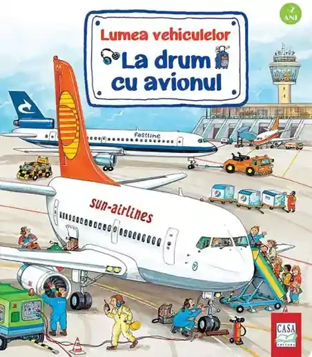 La drum cu avionul