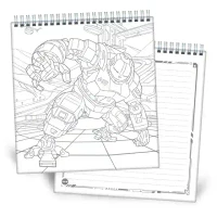 Anti-stress : coloring book. Robotii campioni + cod QR 2