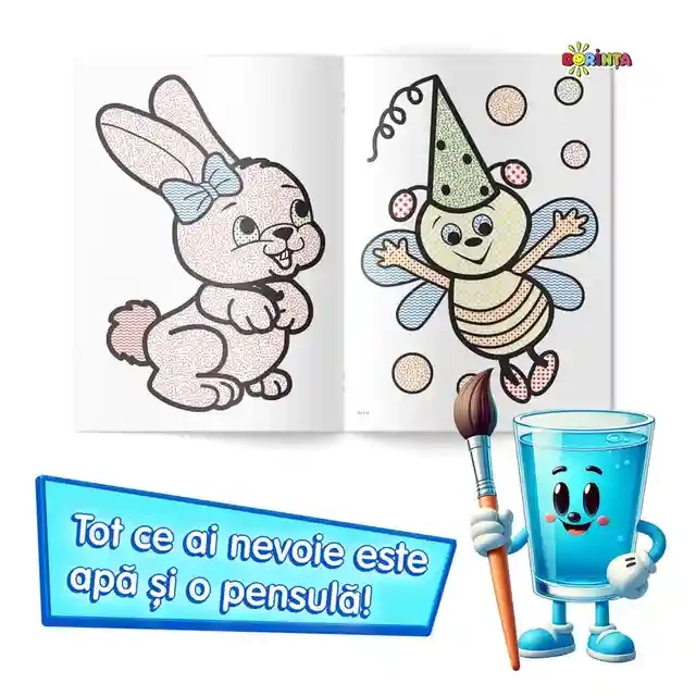Colorez cu apa : 14 (Panda Rosie) 2