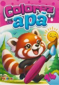 Colorez cu apa : 14 (Panda Rosie)