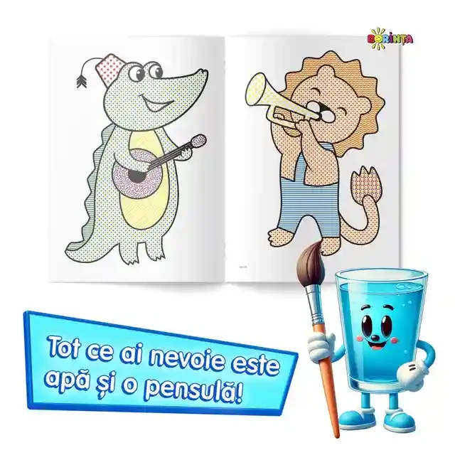 Colorez cu apa : 10 (Pinguin) 2