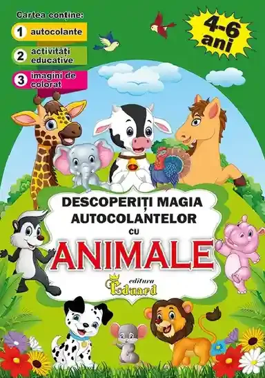 Descoperiti magia autocolantelor cu animale (4-6 ani)