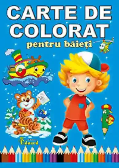 Carte de colorat pentru baieti
