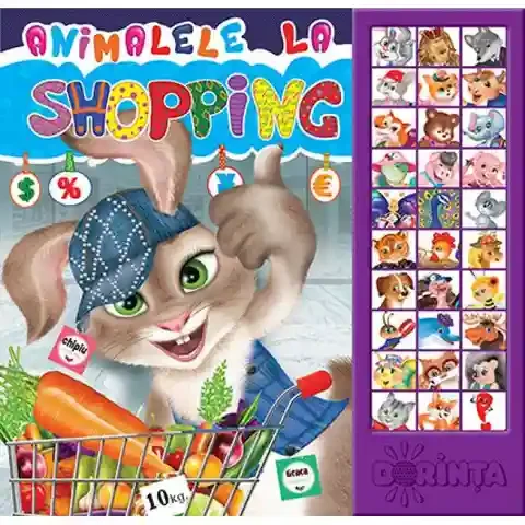 Carte cu sunete. Animalele la shoping