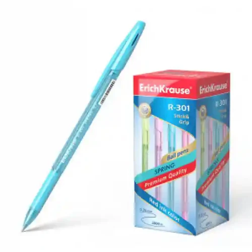 Pix 39532 ErichKrause R-301 Spring Stick&Grip 0.7 blue (box 50 pcs )