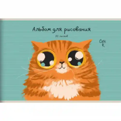 Album pentru desen 30 foi АЛ302547 Рыжий кот (Эксклюзив)