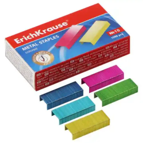 Scoabe №10 7140 ErichKrause color (box 1000 pcs)