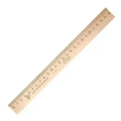 Rigla din lemn 25cm. (12)