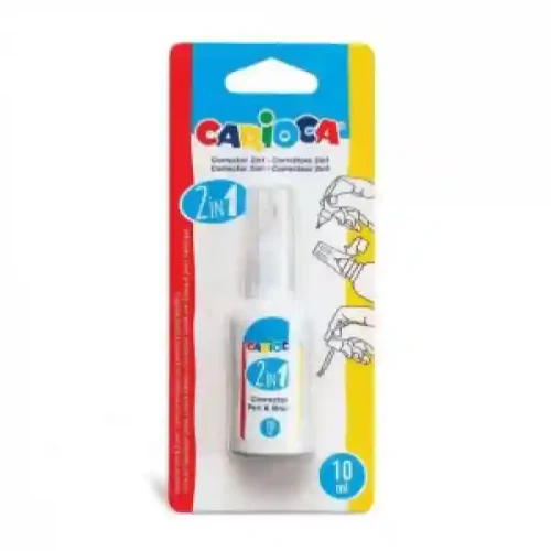 42998 Corector cu pensula CARIOCA 2in1 Pen&Brush 10ml (12)