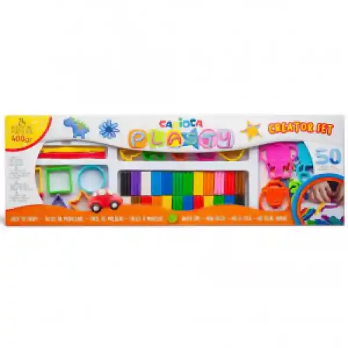 42177 Plastilina CARIOCA Plasty Special + tools400 gr. Modelling Clay