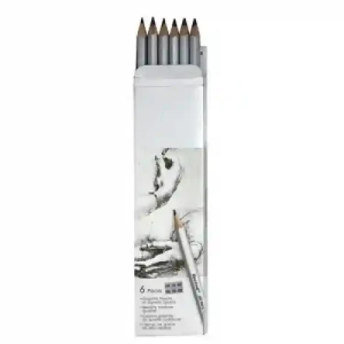 Set de creioane grafit Marco Raffine, 6 buc. HB-8B_7000-6CB HB-8B