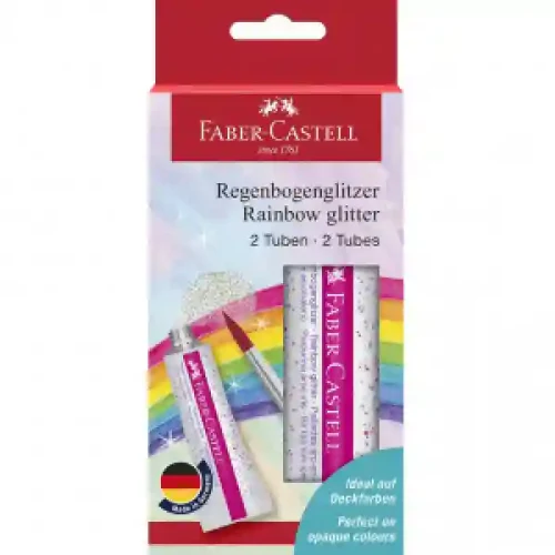 125089 Rainbow glitter tube 12 ml 2x BC
